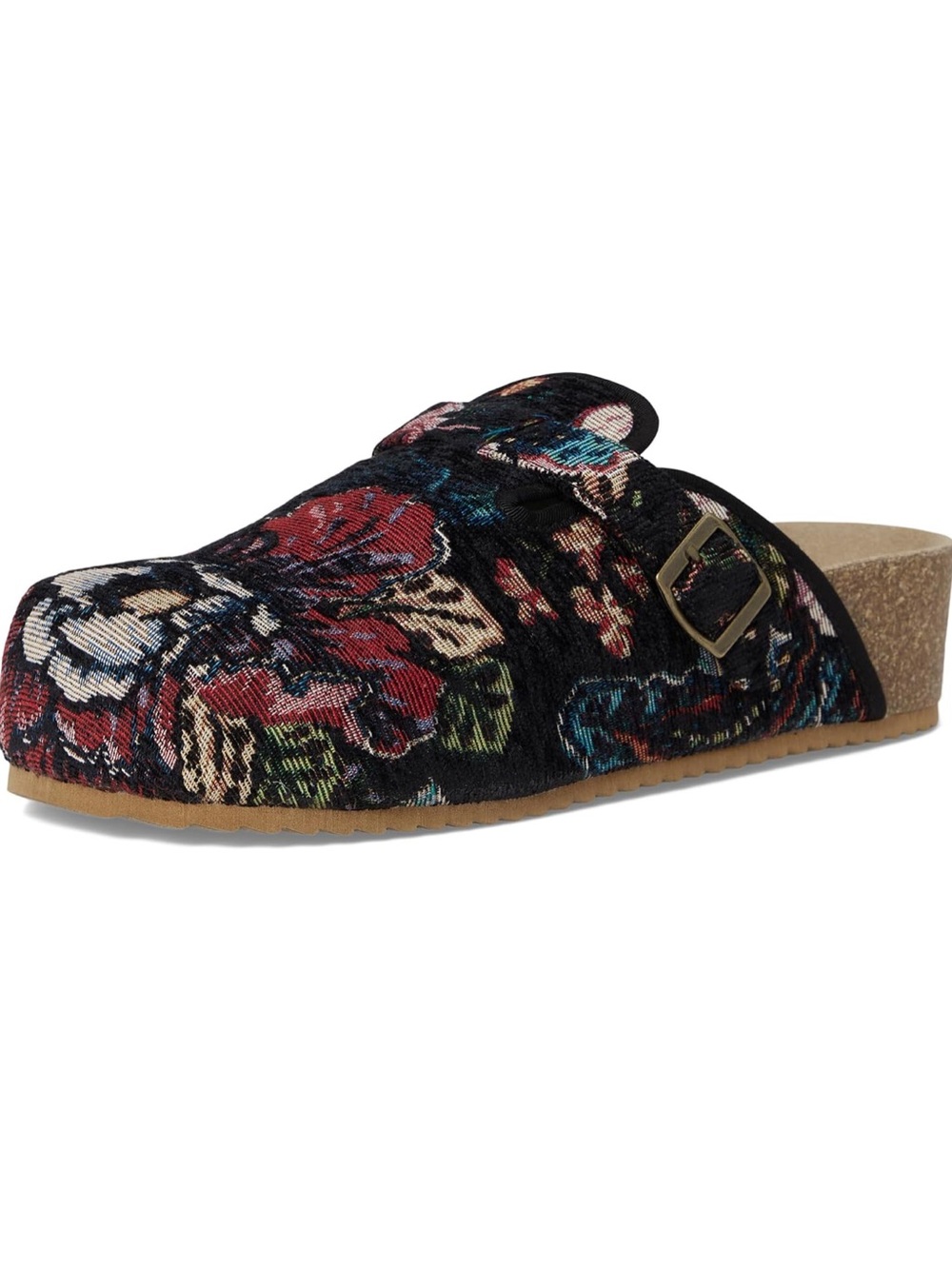 Mia Qwest Clog black brocade floral - Picture 2 of 4